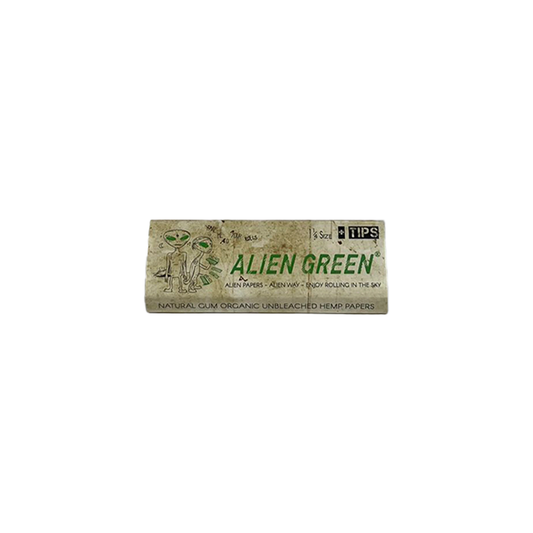 PAPEL CON FILTROS MARCA ALIEN GREEN 1 1/4